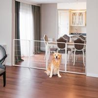 Up to 111" W x 40"H【3 Panels + 1 Door】