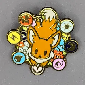 Eevee Energy Enamel Pin