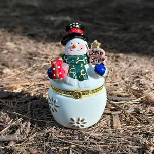 Snowman Trinket Box