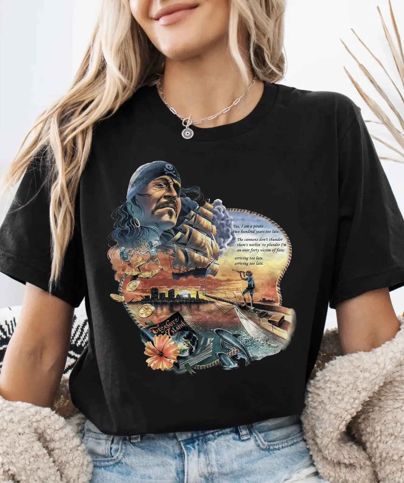Jimmy Buffett Mother Ocean 1993 Caribbean Sould Shirt, Idea Gift For Music, Country music T-shirt, FULL SIZES, FULL COLORS, FOR MEN, FOR WOMEN Casual Cotton