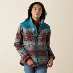 ARIAT WOMEN JACKET DRAGONFLY BLANKET PRINT - 10062549