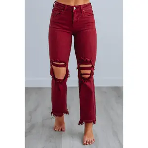 Willow Risen Jeans - Wine