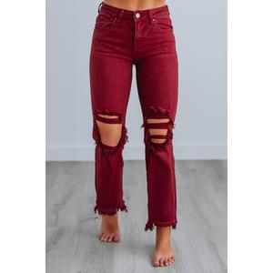Willow Risen Jeans - Wine