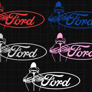FORD SEXY GIRL SKULL HANDS DECAL PERMANENT VINYL