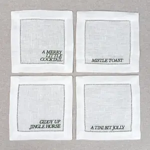 Christmas Sayings Cocktail Napkin Set