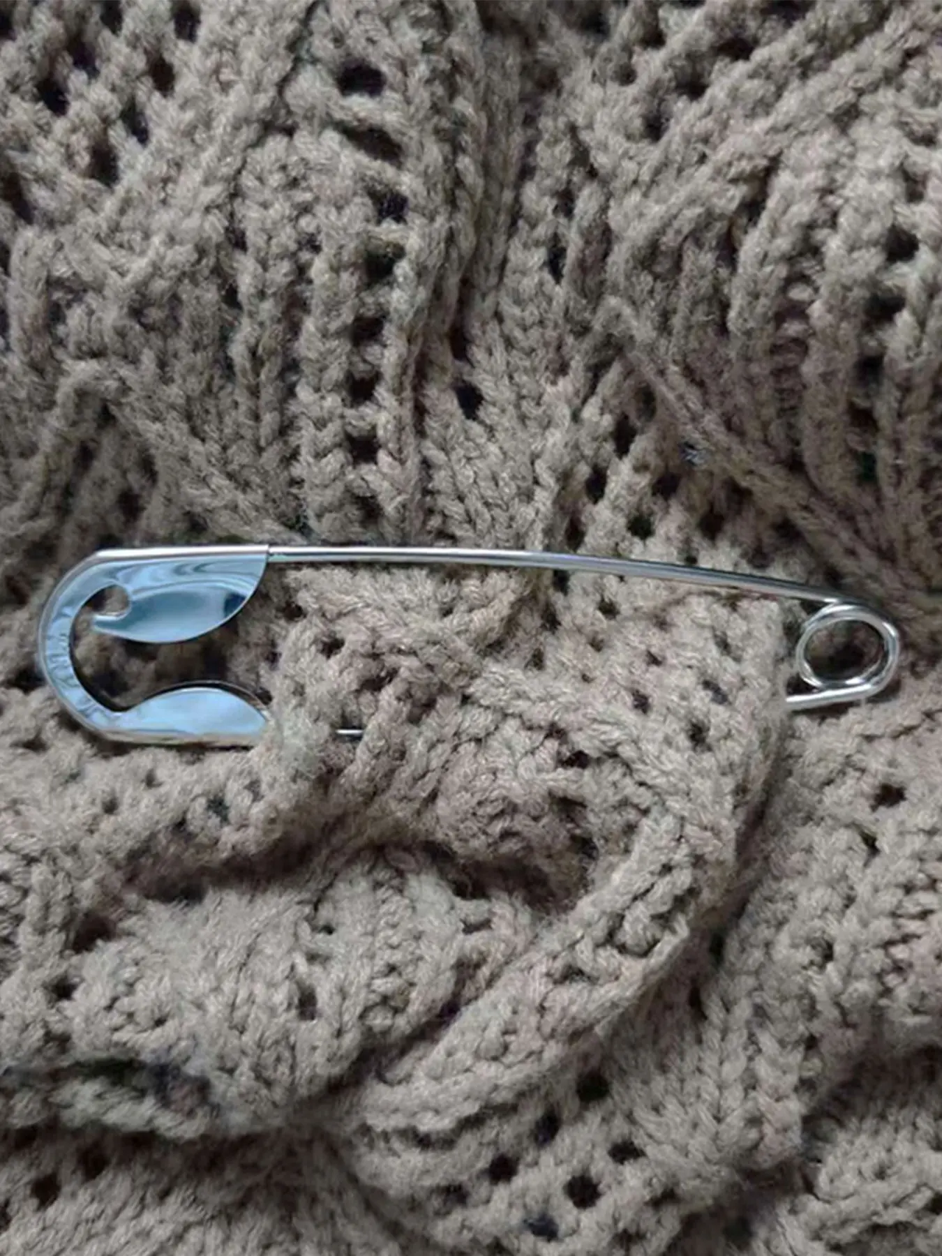 13cm oversized thickened pin brooch exaggerated trendy coat shawl buckle fashion niche accessory party accessory decorative buckle brooch Valentine's Day Mother's Day birthday gift