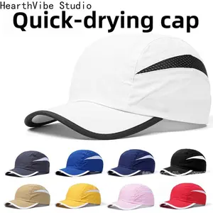 Quick-Dry Baseball Cap with Structured Brim - Breathable Adjustable & Stretch Fit for outdoor Training,, - Machine Washable Performance Sun Hat (for men &)