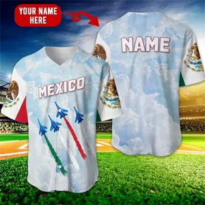 Customized Personalise Mexico Baseball Jerseys, Custom Name Number for Men Women Mexico Baseball Jersey, Customize Name Baseball Jersey, number shirt Baseball Shirt,Baseball Team,Softball Game Day Shirt, gifts for fan,jersey shirt, custom jersey,