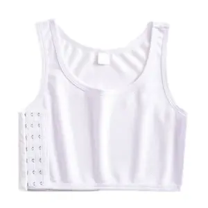 CuteStreet Transgender Tomboy FTM Chest Binder Adjustable Affordable Mesh Breathable and Strong Compression Tank Top Trans Bra Binder