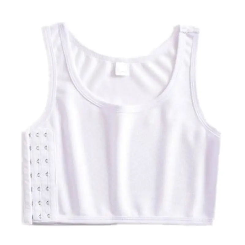 CuteStreet Transgender Tomboy FTM Chest Binder Adjustable Affordable Mesh Breathable and Strong Compression Tank Top Trans Bra Binder