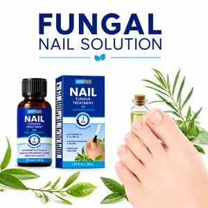 [Tea Tree & Oregano] Wisholy 1% Tolnaftate Fungal Nail Treatment Extra Strength, Gentle Antifungal Solution, Supports Yellow, Thick, Brittle & Discolored Nails, 1.01 Fl Oz