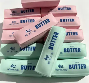 Crunchy Sound Butter Bar Squishy Toy Soft Squeeze Fidget Toy Funny Sensory Hobby Play Toy Portable Stress Relief Decompression Toy Cute Desk Relax Toy Ideal Gift For Teens Adults Party Leisure Entertainment