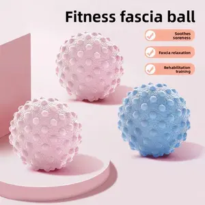 Massage Ball Fascia Ball Foot Massage Ball Muscle Relaxation Yoga Fitness Shoulder Neck Waist Foot Back Meridian Ball Meridian Body Care Blue [Single Pack]