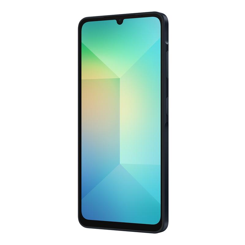 Samsung Galaxy A06 4G LTE 64GB 4GB International Version SM-A065M/DS Tmobile Metro Mint Global 6.7 Dual Sim 50MP Dual Cam Wall 25W Dual Port Bundle Black