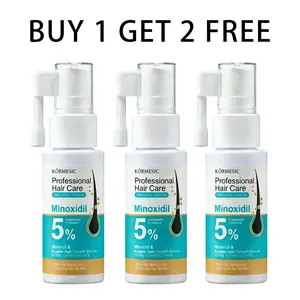 [BUY1GET2Free]KÖRMESIC 5% Minoxidil Hair Growth Scalp Massage spray bottle,Professional Hair Care,Anti Hair Loss Treatment with Haircare Repair Men Women,Fast Regrowth Strengthen Hair Root,travel size spray,Travel Essential,natural extract,prevents repair