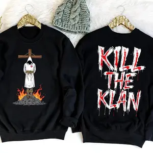 K*ll The Klann SweatShirt, Anti-Fascist T-Shirt, Funny Klann Hanging Graphic Shirt, Ku Klux Klan Men's Shirt, Anti KKK Tee