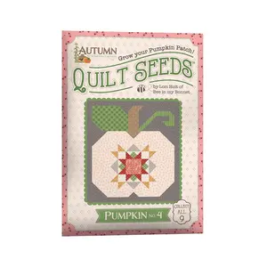 Riley Blake Designs Lori Holt Pumpkin 4 Autumn Quilt Seeds Block Pattern ST-35013