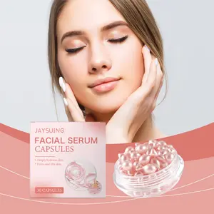 Jaysuing Tightening Facial Essence Capsules, Moisturizing Brightening Skin, Acne Reducing Single Use Capsule Serum, Skincare Essential