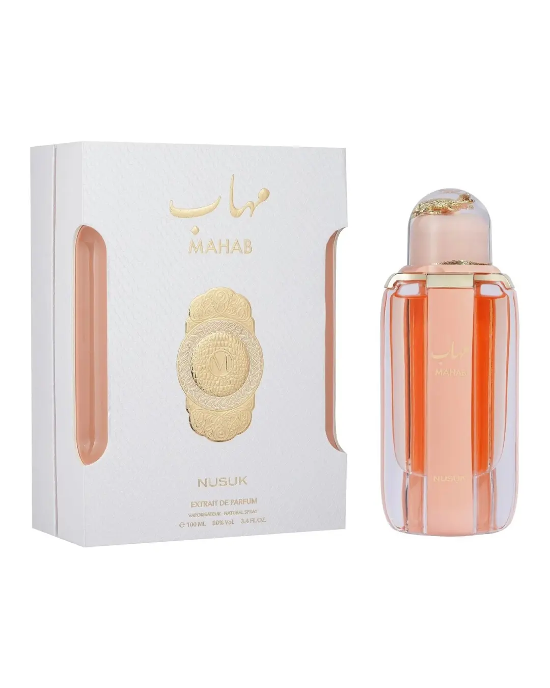 Nusuk Mahab Eau De Parfum 3.4 oz 100ml Unisex Red Fruits Musk Oriental Fragrance