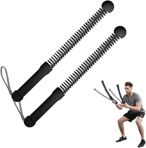 Ropeless Battle Ropes for Home Gym - Cordless Training Rope Fitness Equipment for Men & Women, Weighted Workout Ropes for HIIT heavy resistance quiet new upgrade portable