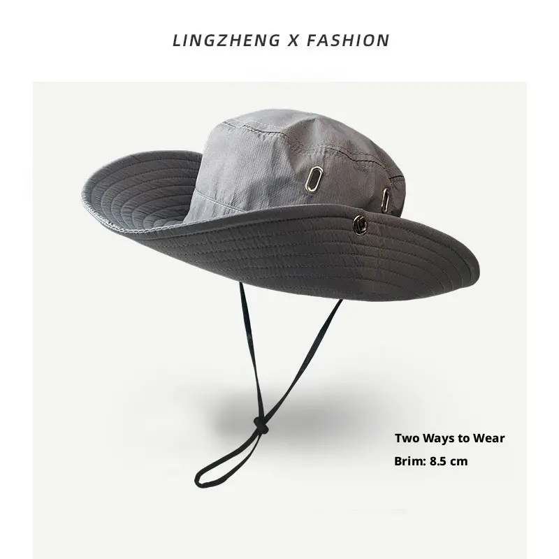 Cowboy hat-light gray