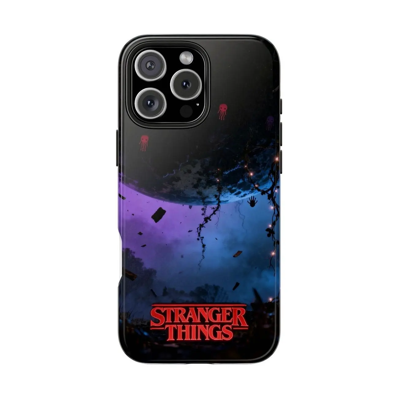 StrangerThing Season 5 is coming, Hawkins Phone Case - Retro Horror Inspired 2025 HY820 | Phone Case Compatible with iPhone 17 16 15 14 13 12 pro pro max & Samsung S25 S24 S23 Durable Protection Dual Layer Design Glossy G1J S9S