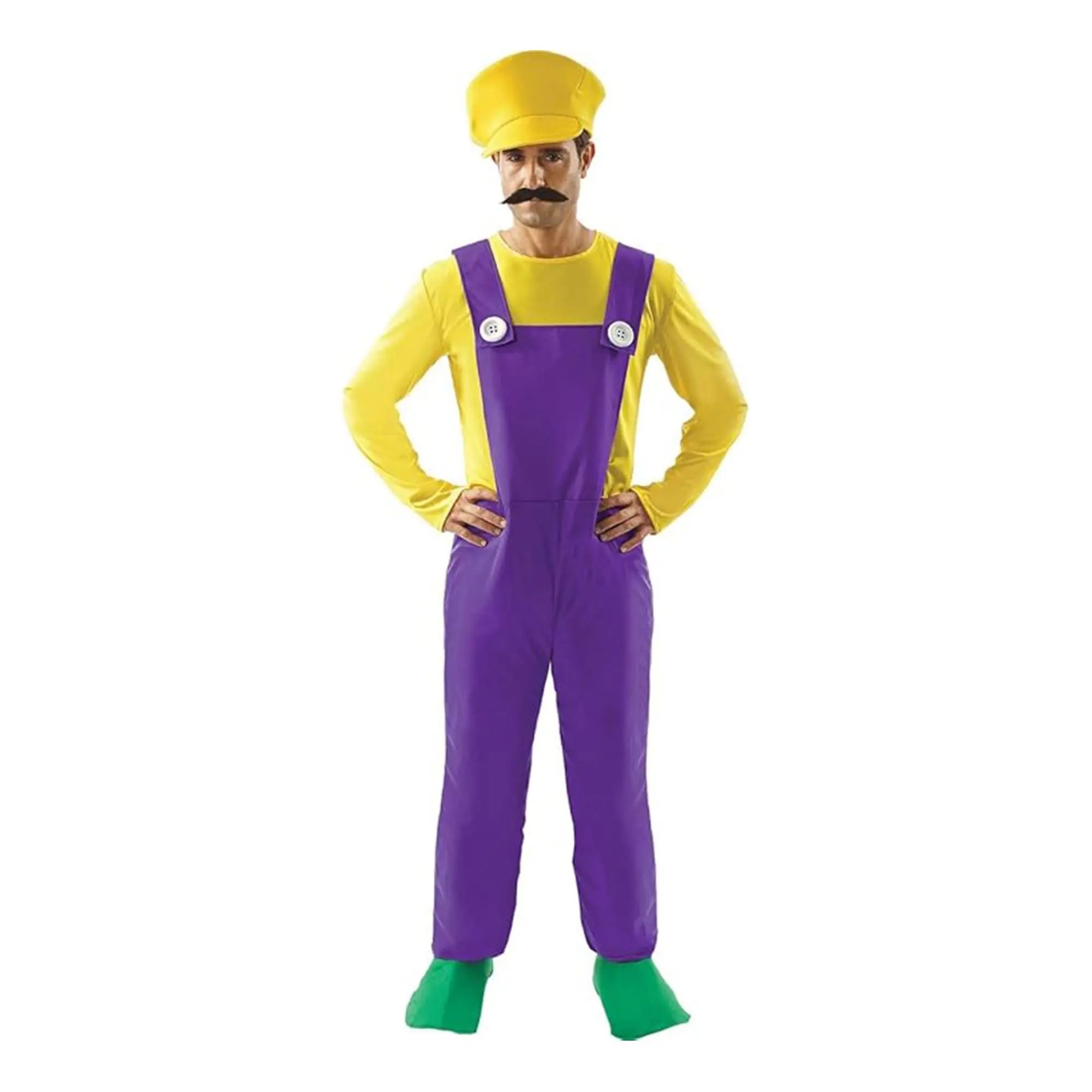 Men's Bad Plumber Party Costume, Menswear Special Occasion Outfit, Ideal for Costumeshalloween, Trick or Treat, Halloween Ideas