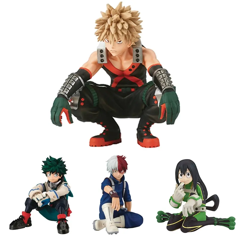 Anime MHA Figure Midoriya Izuku Action Figurine Asui Tsuyu Bakugou Katsuki figure pvc Model Collection doll Toys Birthday Gifts