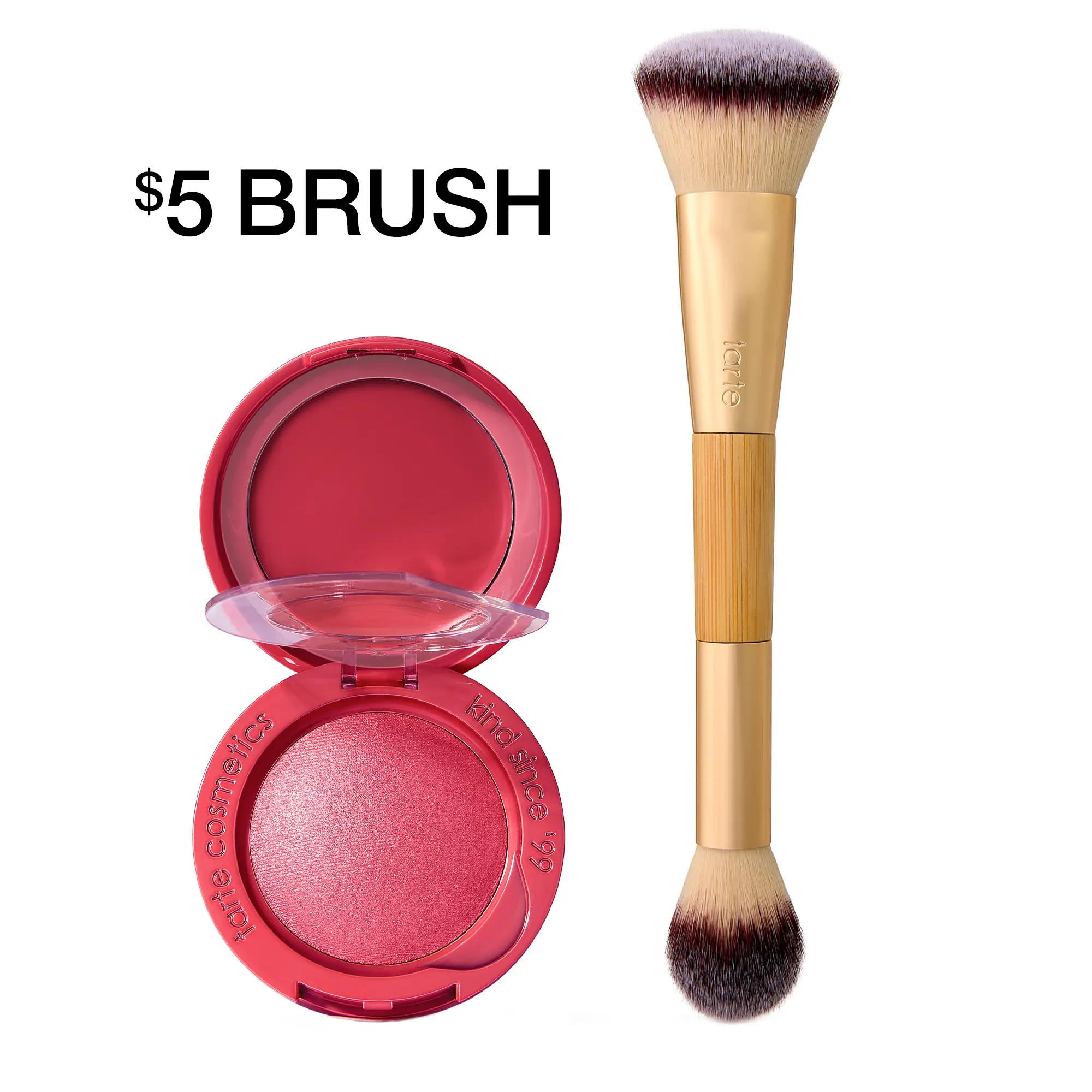 tarte macaron blush & glow duo + brush tarte macaron blush & glow duo + brush