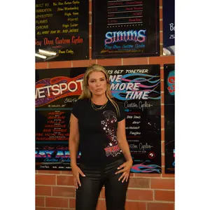 SIMMS Skull Stars Tee#503 -Black/White