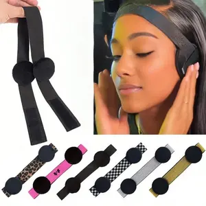 AliLeader Elastic Bands For Wig With Ear Cover 1pc Melting Edge Band For Wigs Babys Hair Edges Control Band For Keeping Wigs In Place