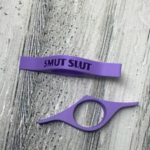 Smut Slut Thumb Book Page Holder - Lightweight Design, Charming Purple Accessory for Easy Book Holds, 3D Printed, Durable Material