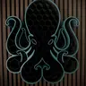 Kraken Matte Black Handle Wall-Mount Storage Holder, 18-in Home Organizer for Tattoo Ink & Cosmetics, 18 Inches