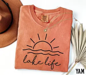 Comfort Colors® Lake Life Shirt, Lake Vibes Shirt, Summer Vacation Shirt, Lakeside Camping Shirt, Outdoor Shirt, Lake Adventure Shirt