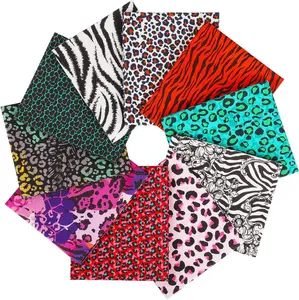 Newbrothread&Craftido 100% Cotton Quilting Fabric Bundles 10pcs Fat Quarters 18"x21" Medium Weight 5.2 oz for Quilting Sewing Patchwork Home Textile Fancy Animal Mothers Day Gift