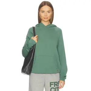 Free City Basicgoodness Fluff Hoodie in Eatgreen