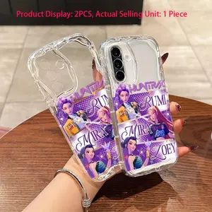 Kpop D-Demons H-Hunters Phone Case, Compatible with Samsung Galaxy Smartphone Models, 4g/5g, Anti-Fall Design, Soft Tpu Material, Protective Back Cover