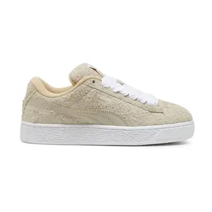 PUMA Womens Suede Xl Hairy Lace Up Sneakers Shoes Casual - Beige
