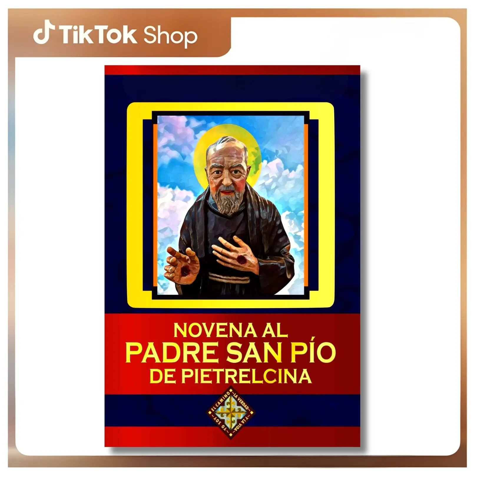 Novena to Saint Pio of Pietrelcina (Spanish Edition) - 102 Pages, Pocket Size Paperback Religious Book by Pedro Mendizábal Cortés