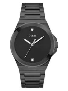 GUESS Male Black Analog Watch