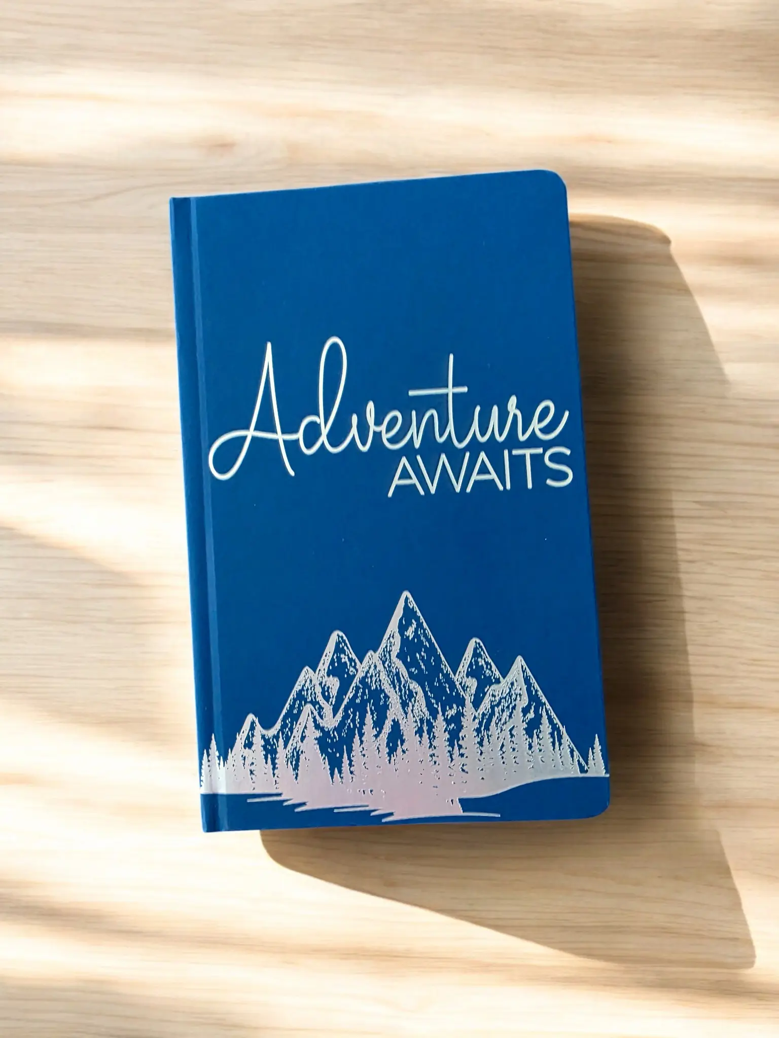 Adventure Awaits Journal Travel Notebook Mountain Adventure Diary Inspirational Gift for Travelers Hikers & Dreamers with Mountain Theme