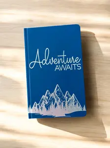 Adventure Awaits Journal Travel Notebook Mountain Adventure Diary Inspirational Gift for Travelers Hikers & Dreamers with Mountain Theme