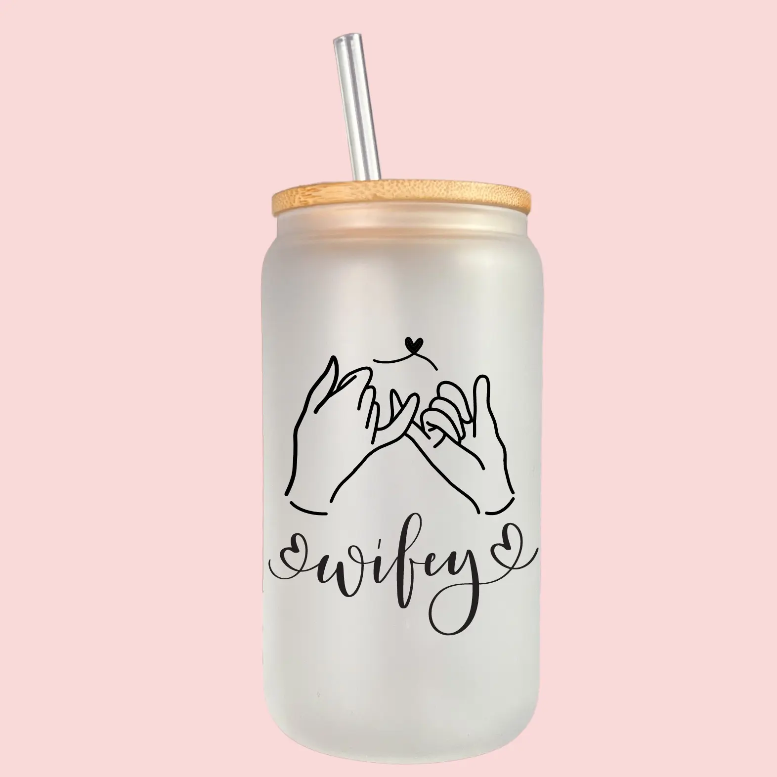 Gifts for Wife from Husband - Wife Gifts - Wedding Anniversary for Her, Birthday Gift, Mothers Day Gift for Wife, Her - I Love You Gift for Her, Romantic Gifts for Her - 16 Oz Can Glass
