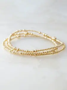 Boho Chic Beaded Bracelets Set, Elegant Layered Stretchy Jewelry, Summer Accessory for Women, Perfect Gift for Friends