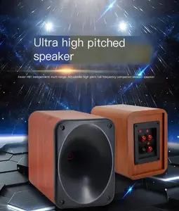 Adjustable High-Frequency Wooden Speaker System Audio Bluetooth