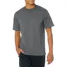 Pro Club Men's Beige Classic Heavyweight Plain Cotton Short-Sleeve T-Shirt - Ribbed Crew Neck, Casual Menswear Essential Streetwear Top