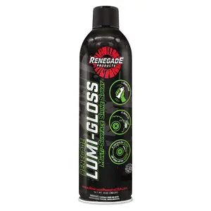 Renegade Products | Lumi-Gloss Multi-Surface Shine Spray 13oz – High Gloss Finish for Paint, Glass, Chrome, & Plastic