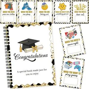 College Gift Card Book 7x5 Inch, Graduation Gift Card Book 2026, College Survival Booklet Organizer, Birthday Care Package, Cash Holder