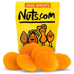 Nuts.com Turkish Dried Apricots 2 lb, No Sugar Added Fruit Snack, Vegan, Gluten-Free, Kosher, Naturally Juicy with Fiber & Potassium