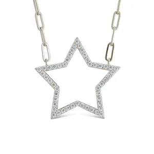 Sterling Silver Noémie Shining Star Necklace